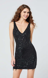 9 of 11 Primavera Couture 3527 Dress Black