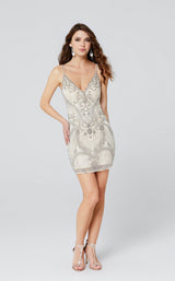 1 of 9 Primavera Couture 3531 Dress Nude