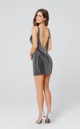 4 of 9 Primavera Couture 3537 Dress Black-Silver