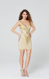 3 of 9 Primavera Couture 3537 Dress Nude-Silver