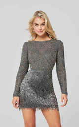 8 of 9 Primavera Couture 3546 Dress Pewter