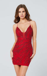 21 of 21 Primavera Couture 3554 Dress Red