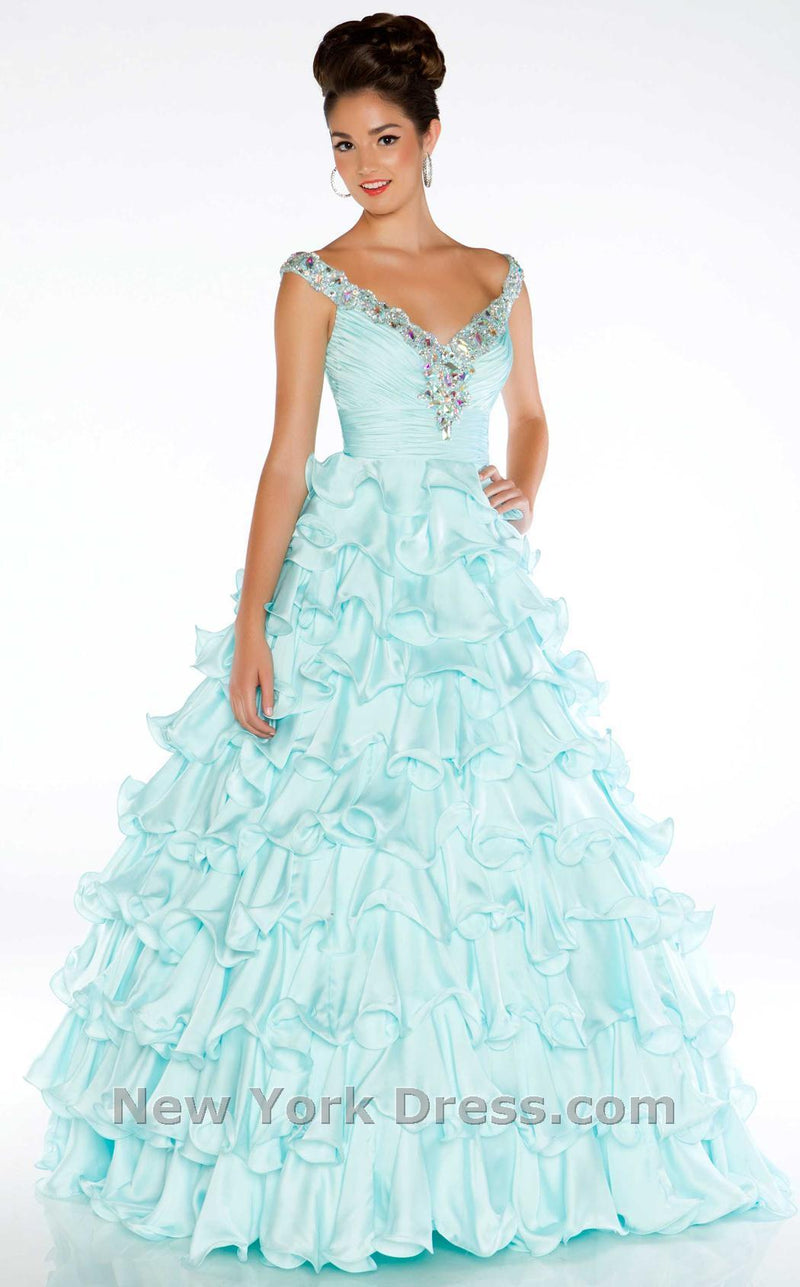 Mac Duggal 4961H Aqua