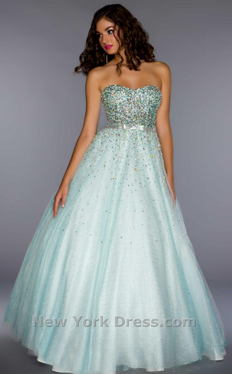 Mac Duggal 61184H Aqua