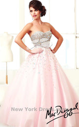 2 of 3 Mac Duggal 61184H Pink/Silver