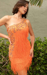 Primavera Couture 3556 Dress Orange