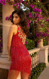 9 of 15 Primavera Couture 3556 Dress Red