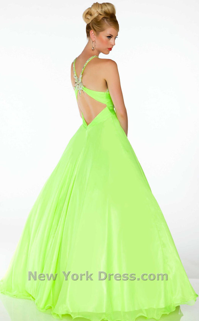 Mac Duggal 61403H Neon Lime