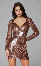 5 of 6 Primavera Couture 3557 Dress Mocha