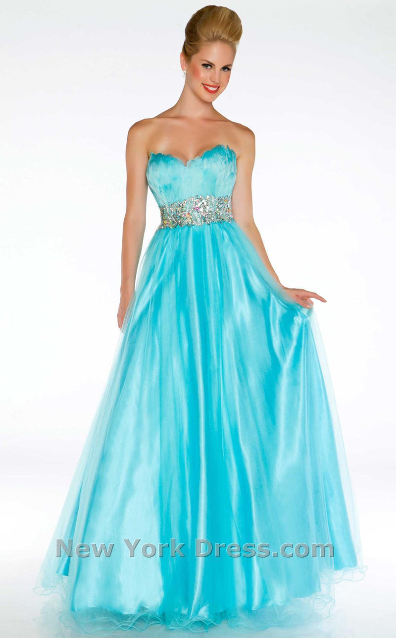 Mac Duggal 76418H Aqua