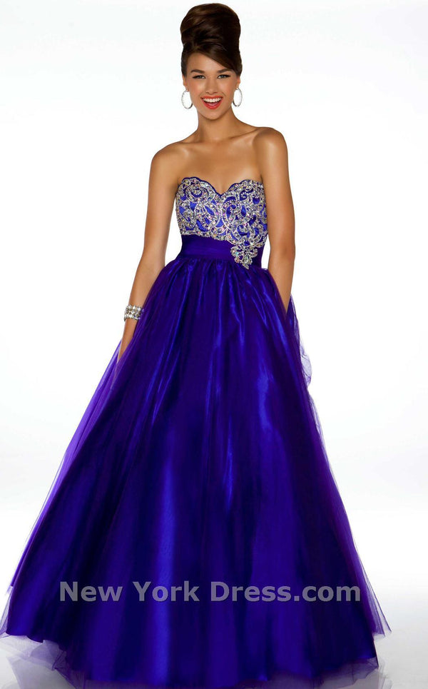 Mac Duggal 81734H Deep Purple