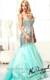 1 of 2 Mac Duggal 81778H Aqua