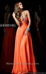 2 of 2 Sherri Hill 21097 Orange