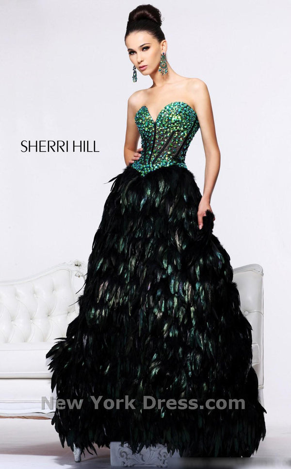 Sherri Hill 21099 Black Multi