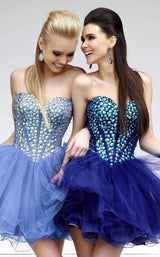 1 of 20 Sherri Hill 21101 Blue