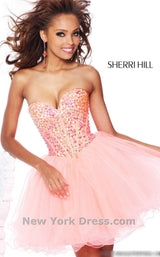 13 of 20 Sherri Hill 21101 Coral