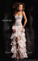 2 of 2 Sherri Hill 21104 Nude