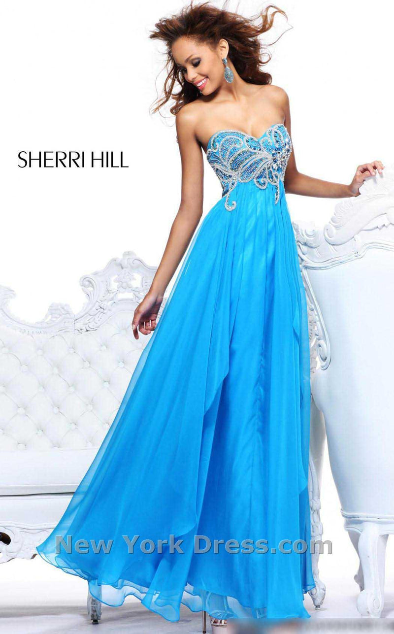 Sherri Hill 3867 Light Blue