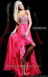 1 of 3 Sherri Hill 3869 Strawberry