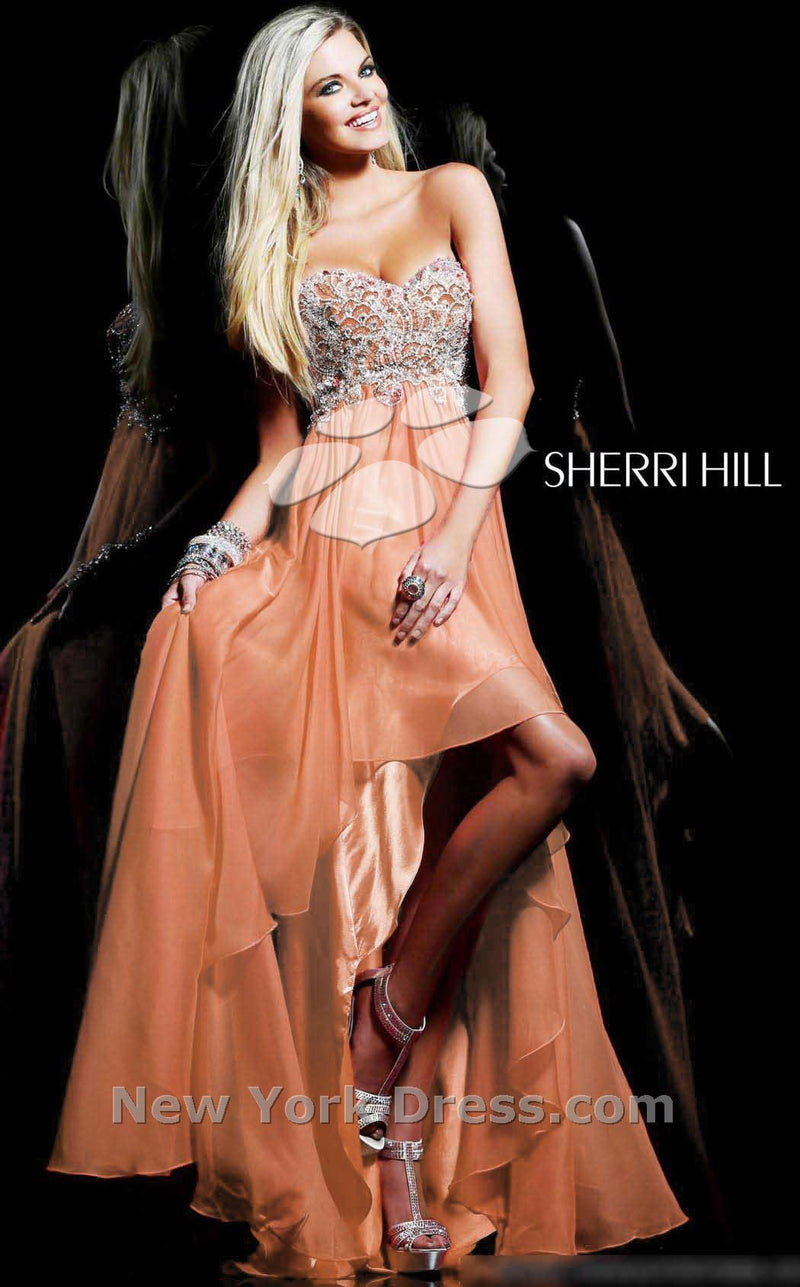 Sherri Hill 3869 Peach