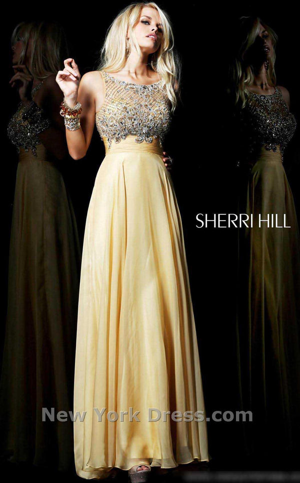 Sherri Hill 3872 Gold