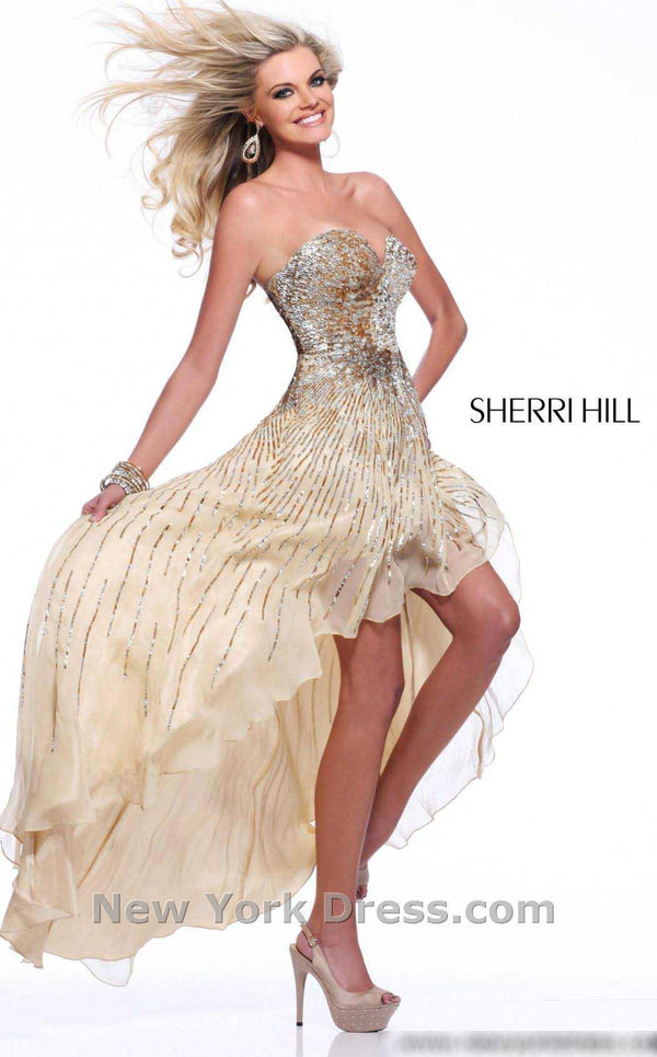 Sherri Hill 8502 Nude