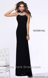 1 of 2 Sherri Hill 11025 Black/White