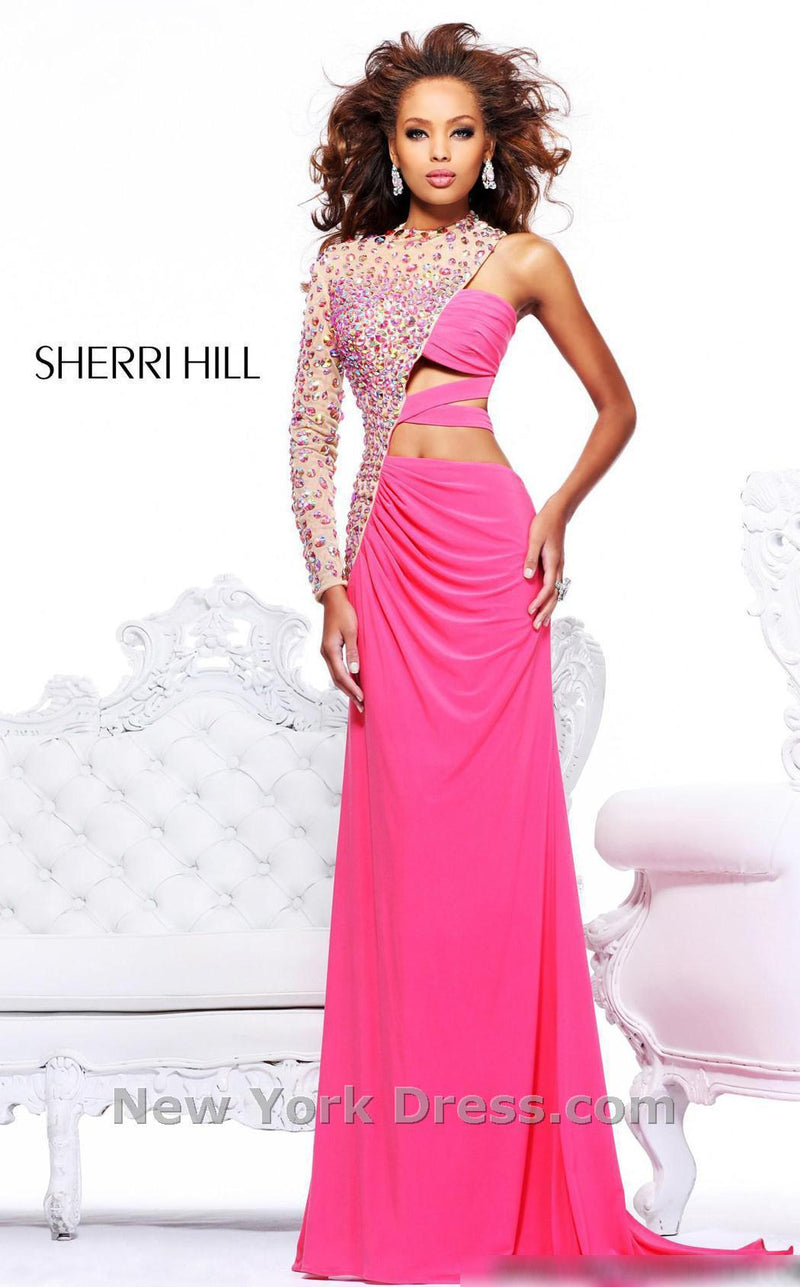 Sherri Hill 21002 Coral/Nude