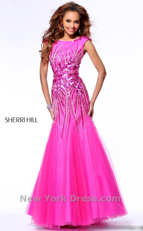 Sherri Hill 21005 Fuchsia