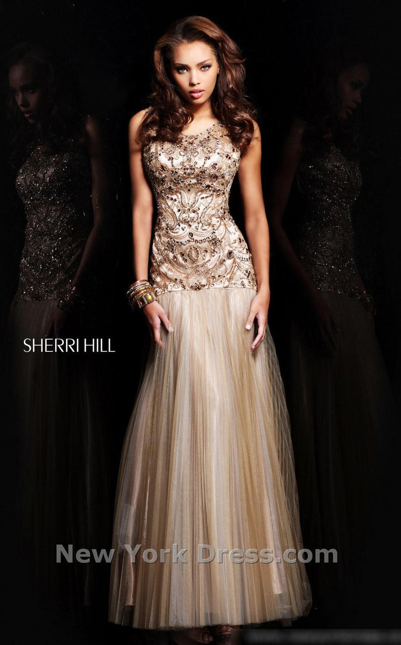 Sherri Hill 21007 Nude