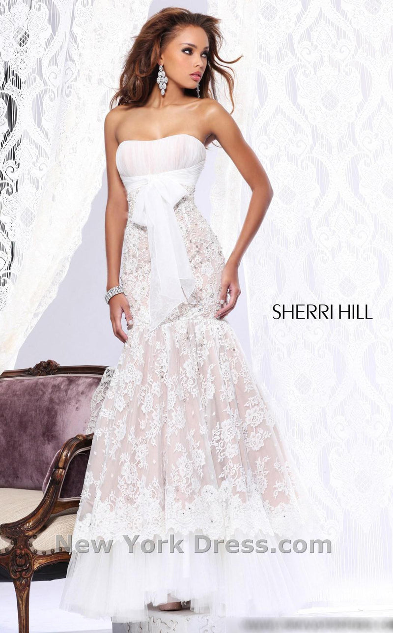 Sherri Hill 21010 Ivory/Nude