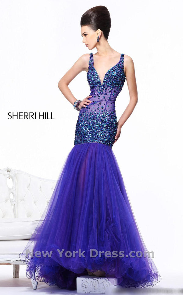 Sherri Hill 21013 Purple