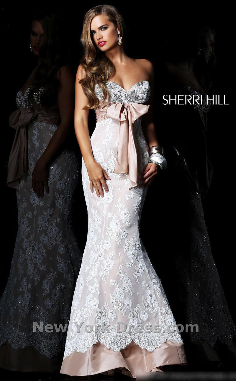 Sherri Hill 21017 Ivory/Nude