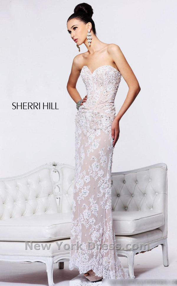 Sherri Hill 21025 Ivory/Nude