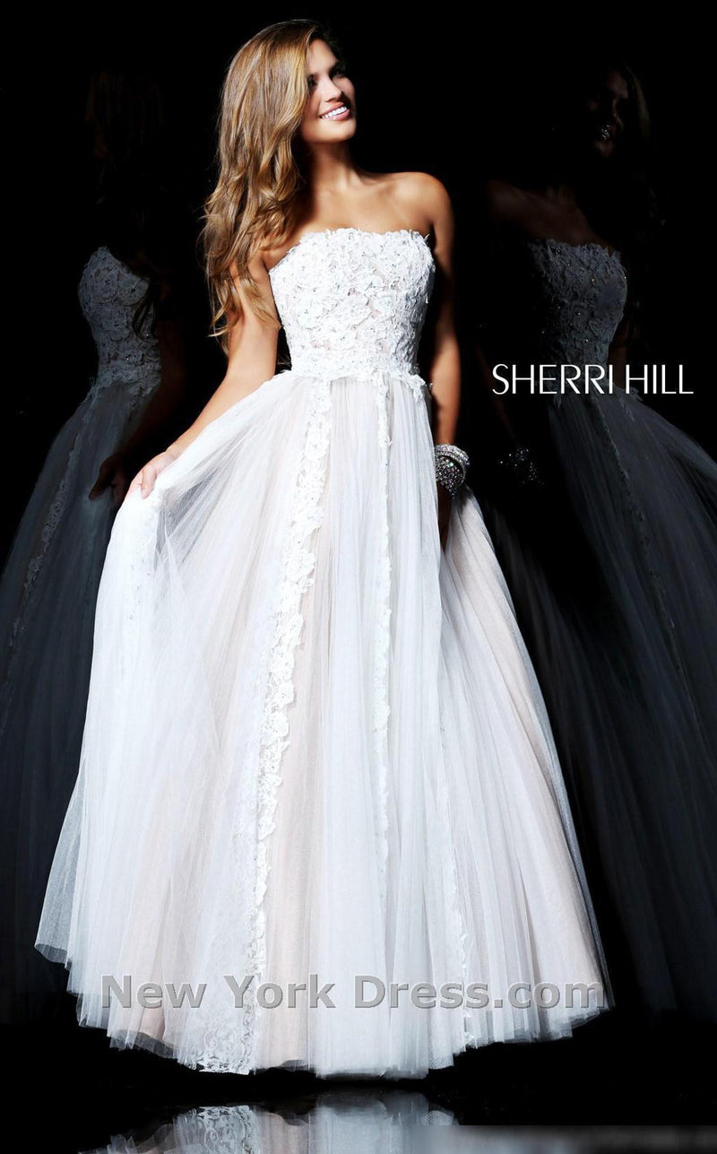 Sherri Hill 21027 Ivory/Nude