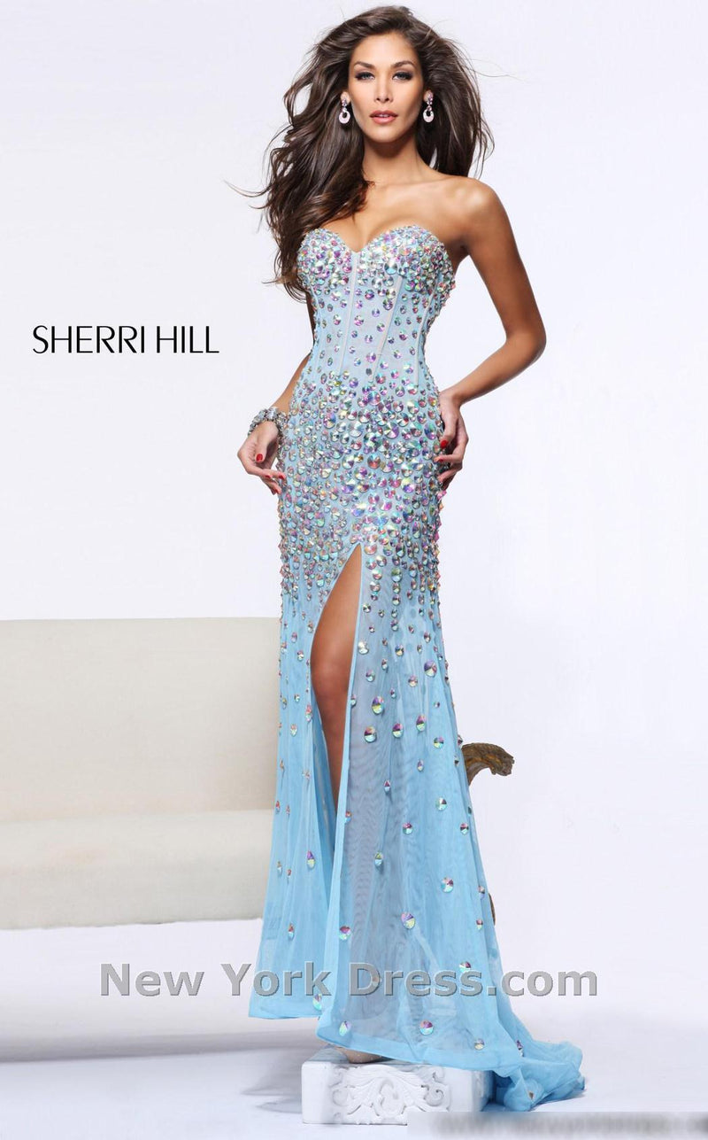 Sherri Hill 21029 Nude Multi