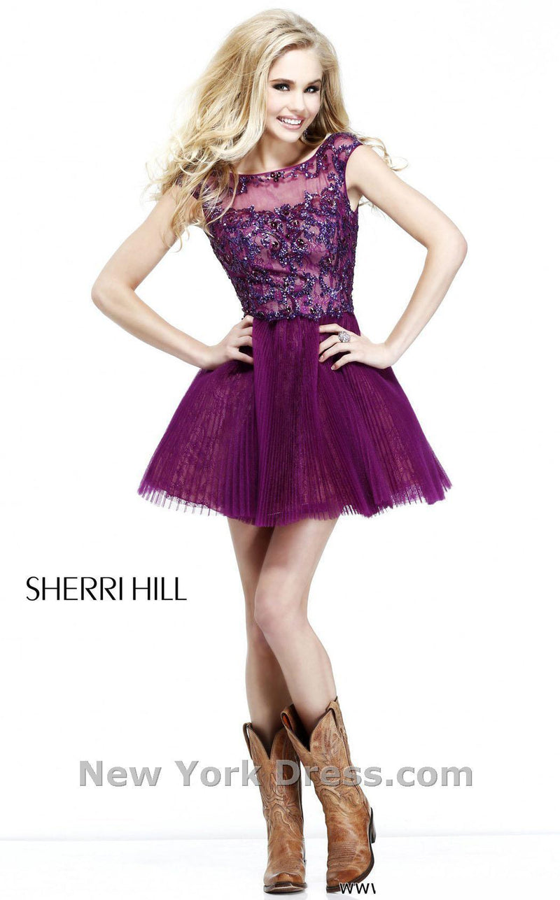 Sherri Hill 21032 Plum/Nude