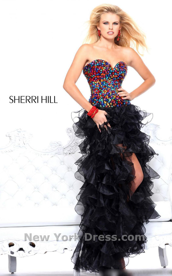 Sherri Hill 21050 Black Multi