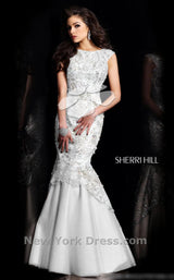 2 of 2 Sherri Hill 21051 White/Silver