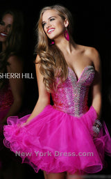 1 of 2 Sherri Hill 21062 Fuchsia