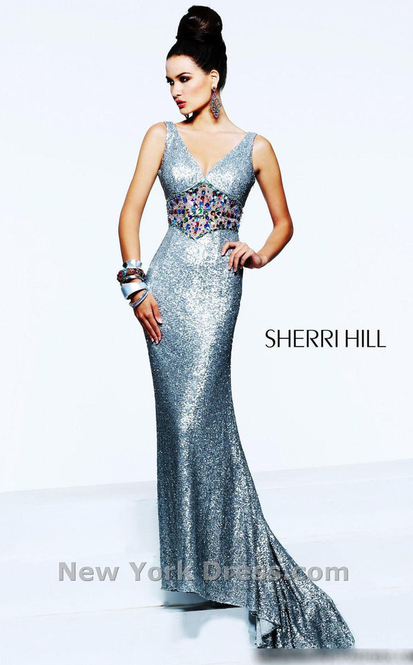 Sherri Hill 21071 Silver/Multi