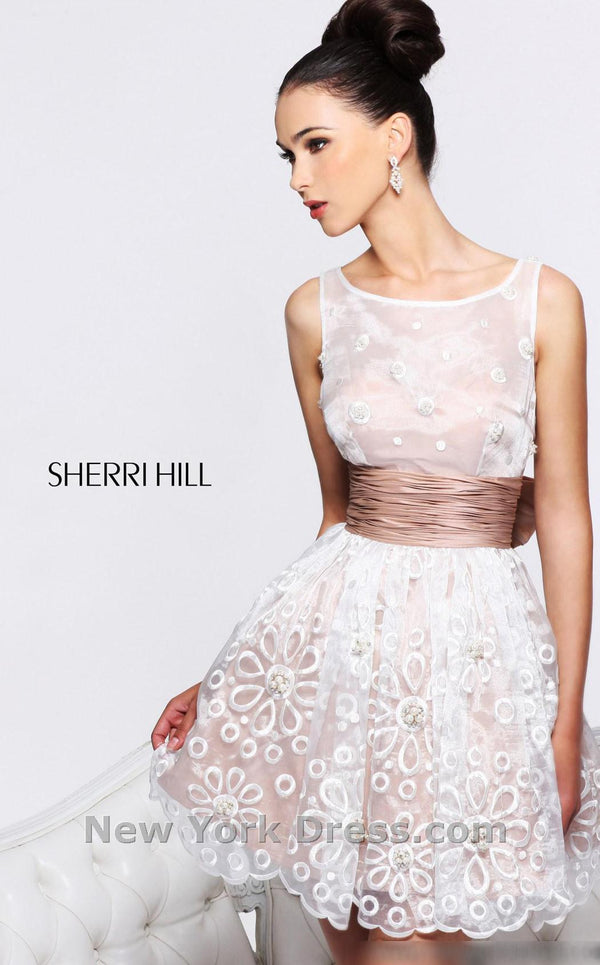 Sherri Hill 21144 Ivory/Nude