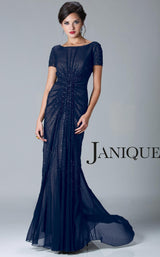 3 of 3 Janique 3302 Navy/Silver