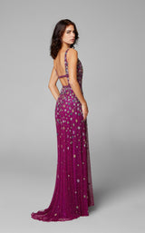 10 of 15 Primavera Couture 3609 Dress Cranberry