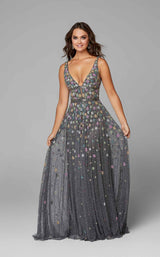 4 of 15 Primavera Couture 3609 Dress Pewter