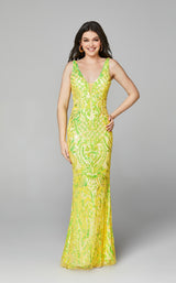 4 of 12 Primavera Couture 3612 Dress Yellow