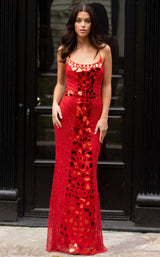 Primavera Couture 3616 Dress Red