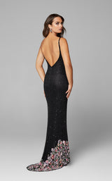 7 of 12 Primavera Couture 3618 Dress Black-Multi