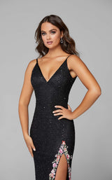 11 of 12 Primavera Couture 3618 Dress Black-Multi
