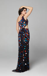 11 of 23 Primavera Couture 3623 Dress Black-Multi